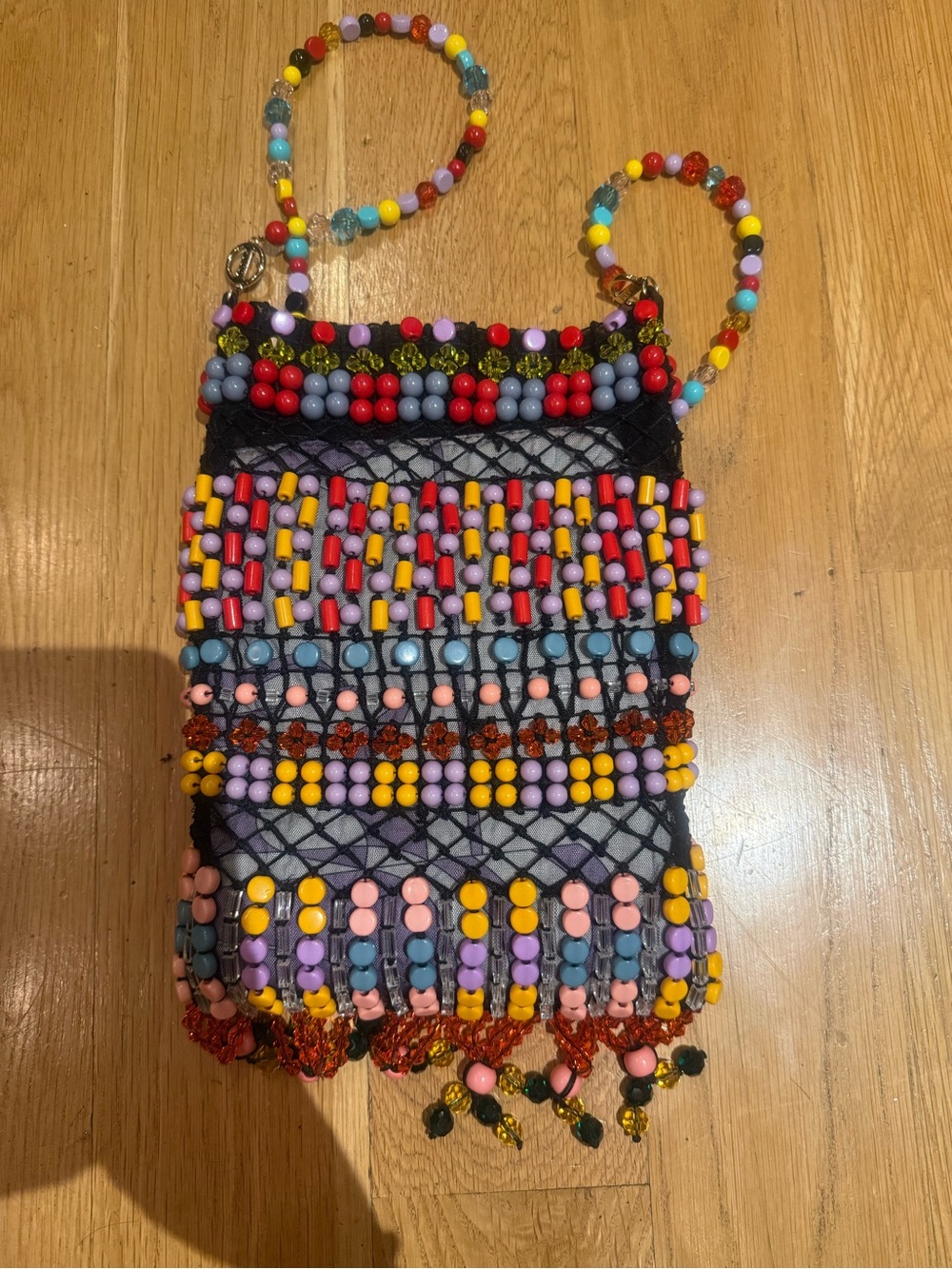 Emilio Pucci Rare Authentic Pepita Beaded Bag